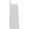 Ekena Millwork Acorn Architectural Grade PVC Pediment, 38"W x 9-1/2"H x 2-3/4"P (Pitch 6/12) PEDPS038X095ACR00 - alternate 3